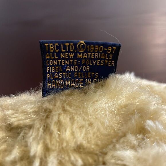 The Boyd’s Collection Tan Jointed Teddy Bear w Red Bow Excellent Condition 10” - Picture 7 of 7